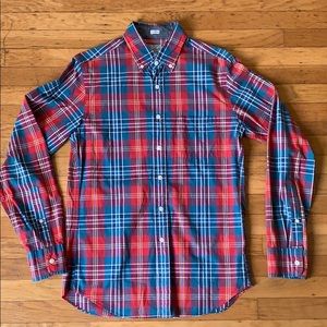 JCrew button-up shirt cotton plaid Small slim fit